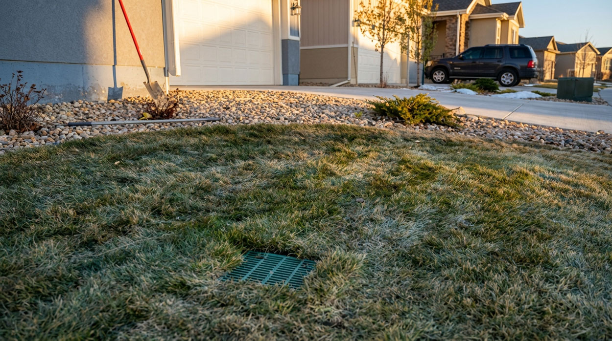 Landscaping project in Boulder County
